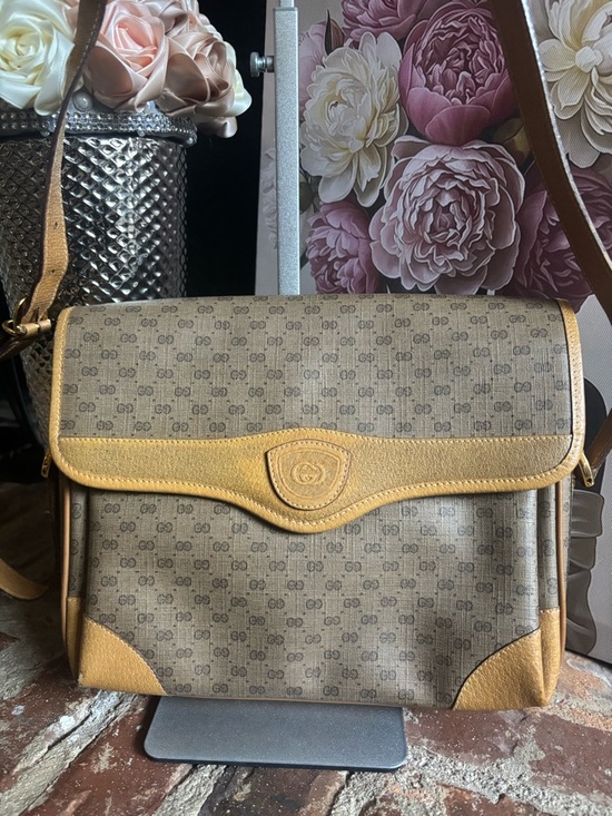 Gucci Handbags - Gucci Micro GG Canvas Shoulder Crossbody Bag